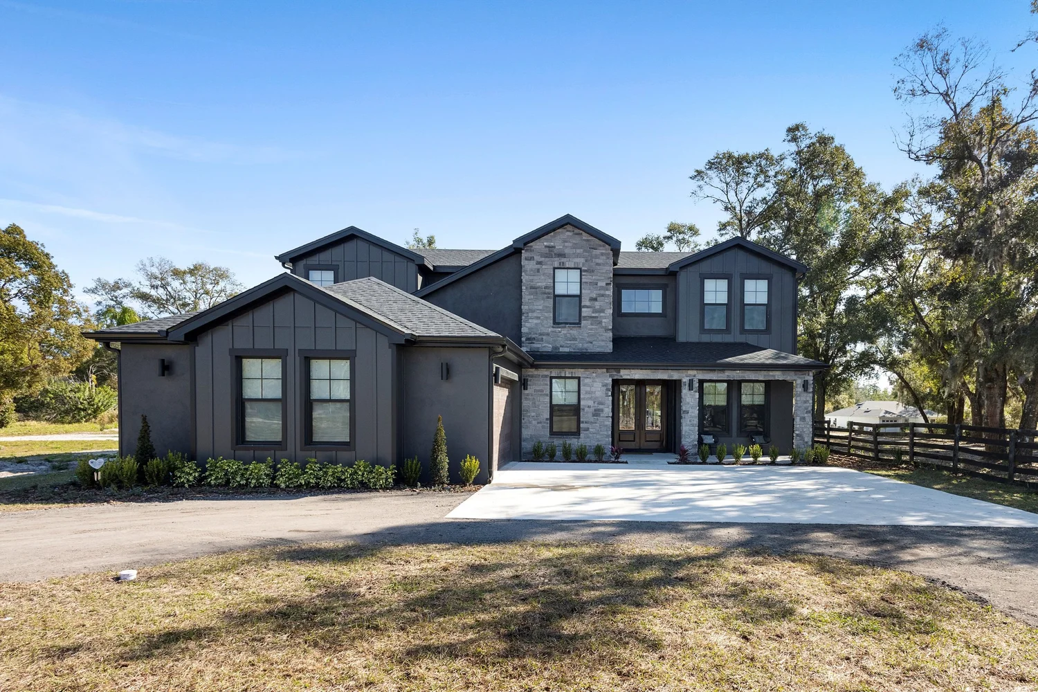 Midnight Farmhouse custom home portfolio view 1 of 5